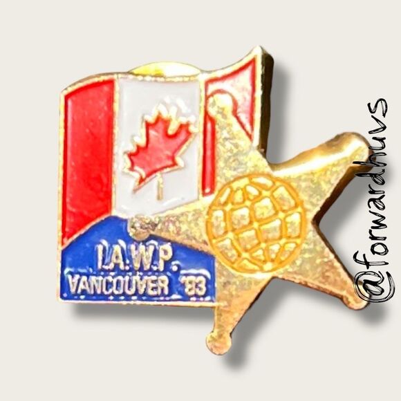 Bundle Sale 3 for $15 | IAWP Vancouver 1993 Commemorative Pin - Picture 1 of 6